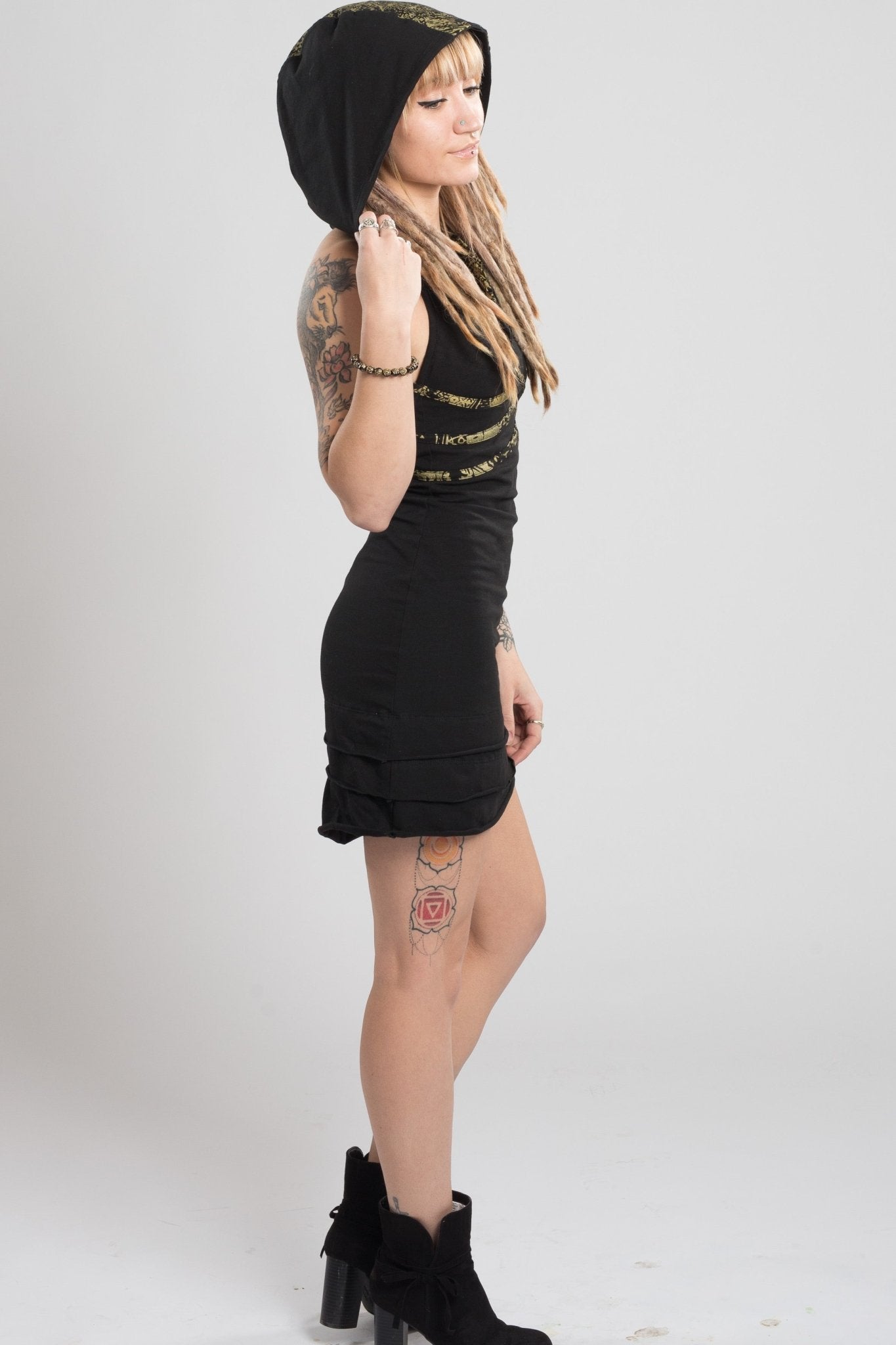 Hooded Lakini Dress - anahata designs