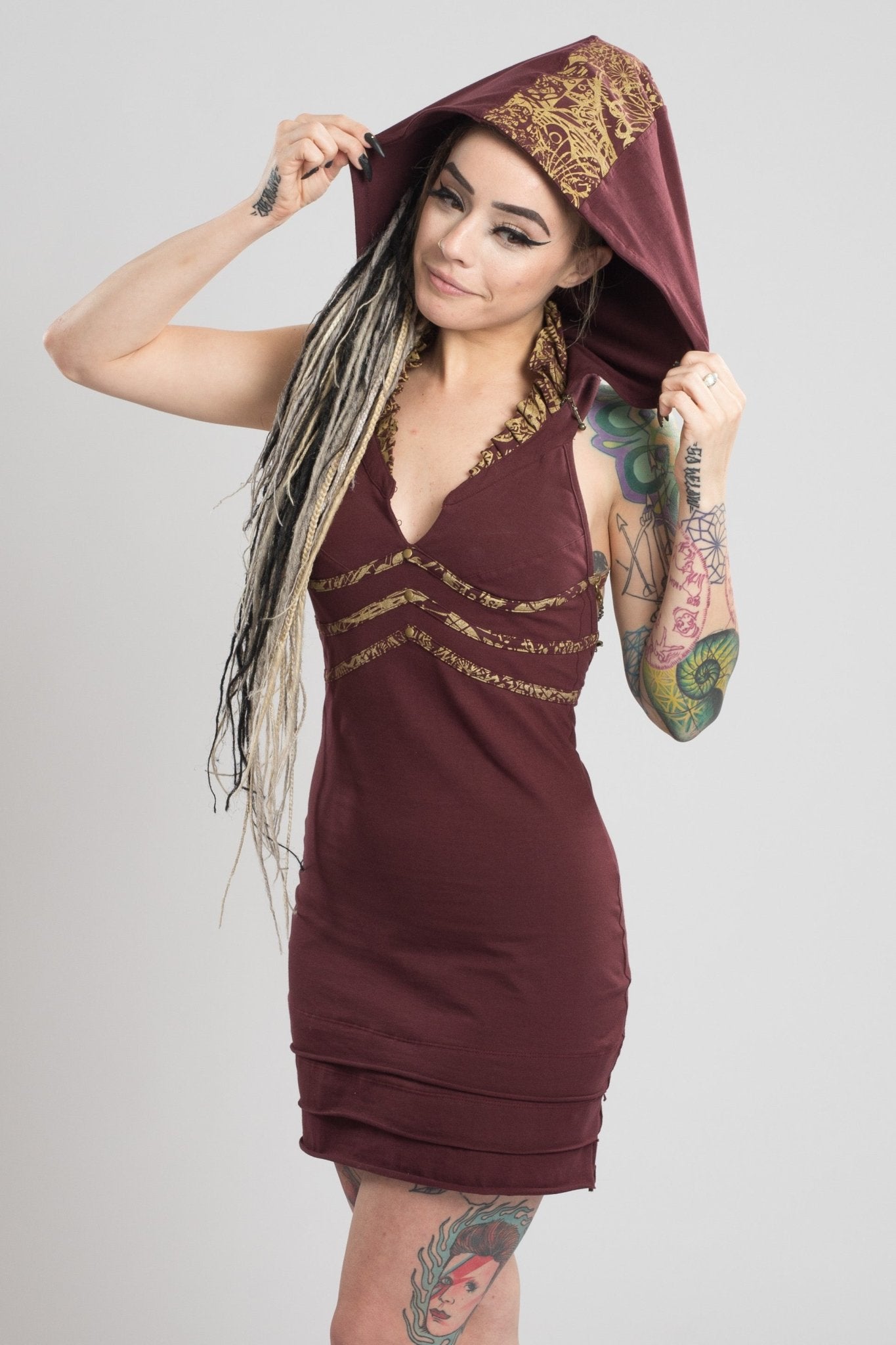 Hooded Lakini Dress - anahata designs