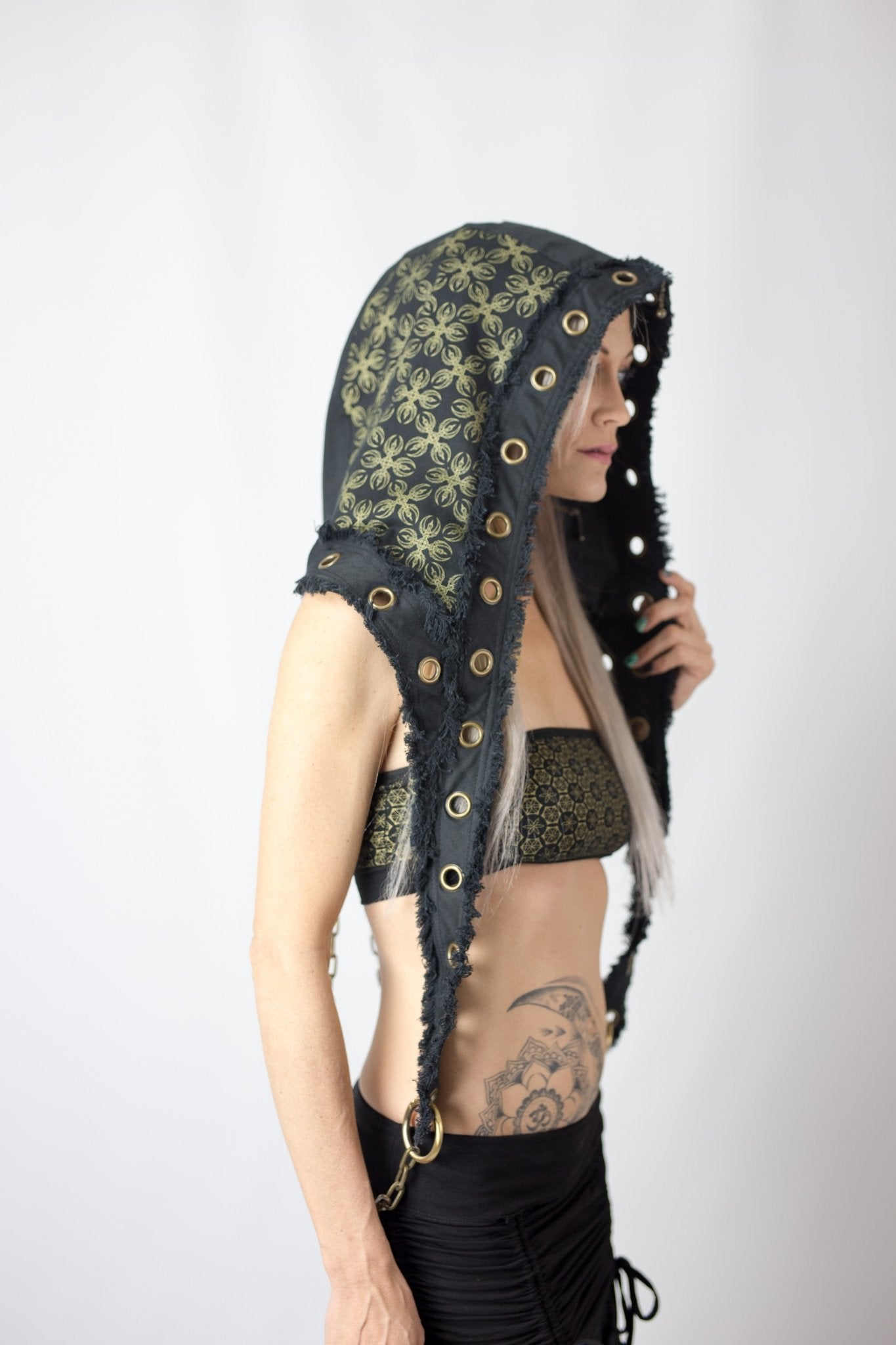 Jedi Hood VAJRA print - anahata designs