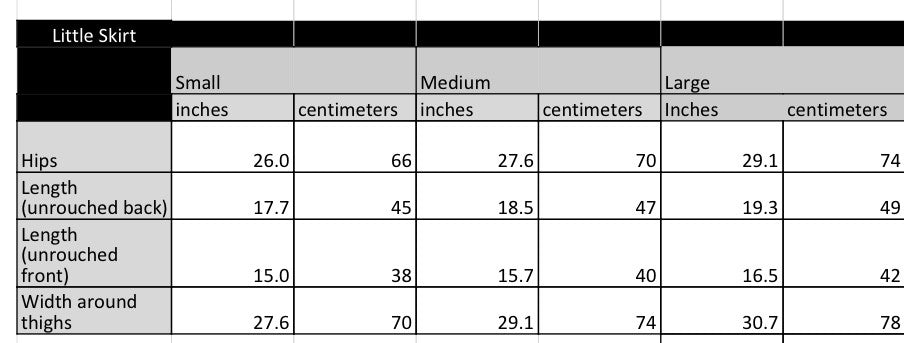 Little Skirt - anahata designs