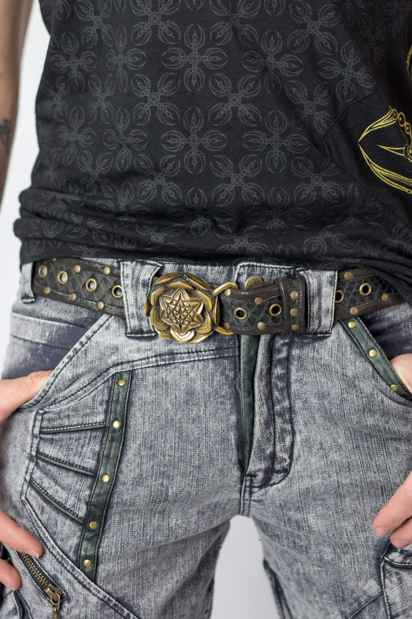 Python Leather Belt – anahata designs/infiniti now