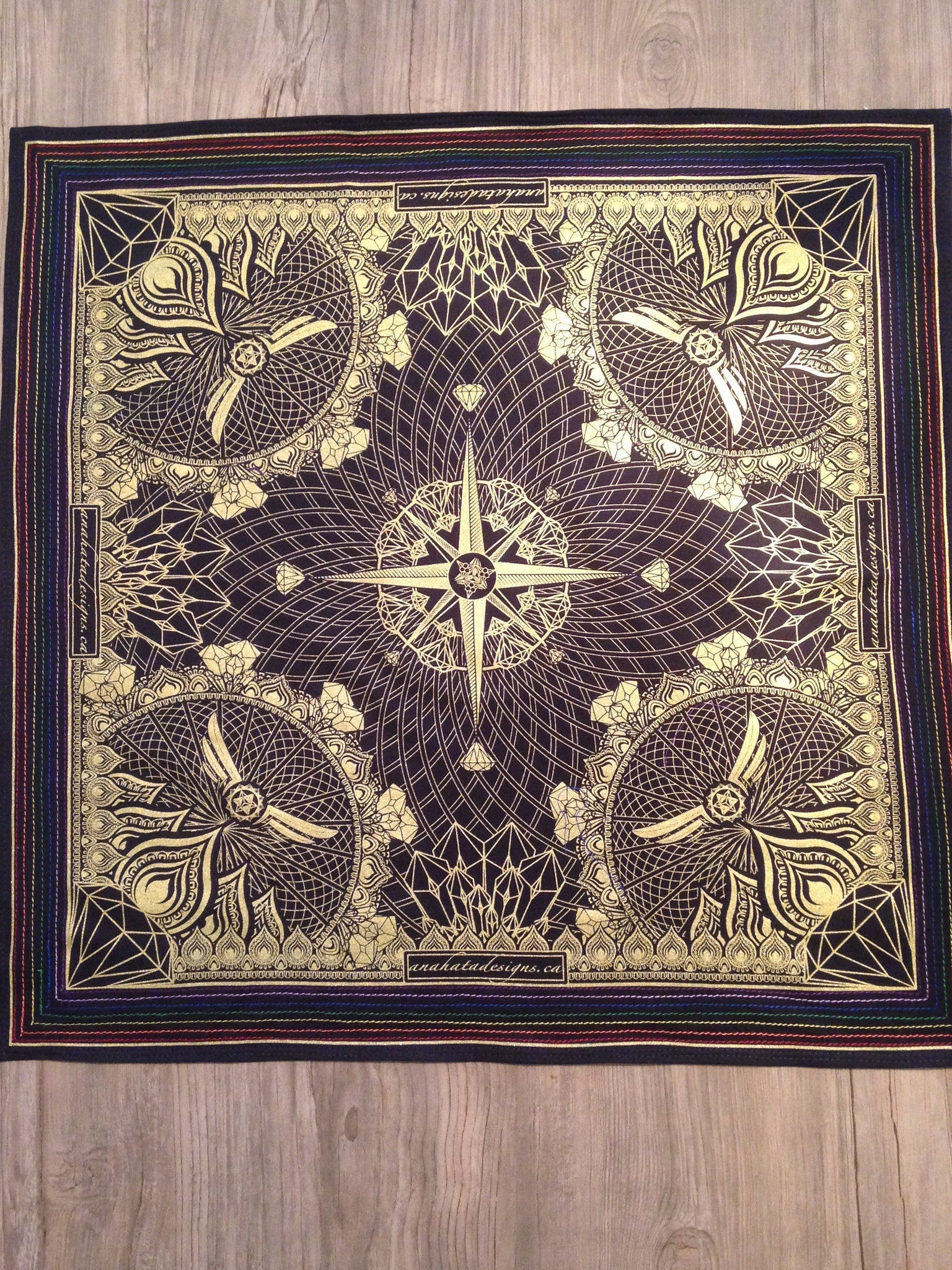 Hella Sacred™ Diamond Lotus Bandanna - anahata designs/infiniti now
