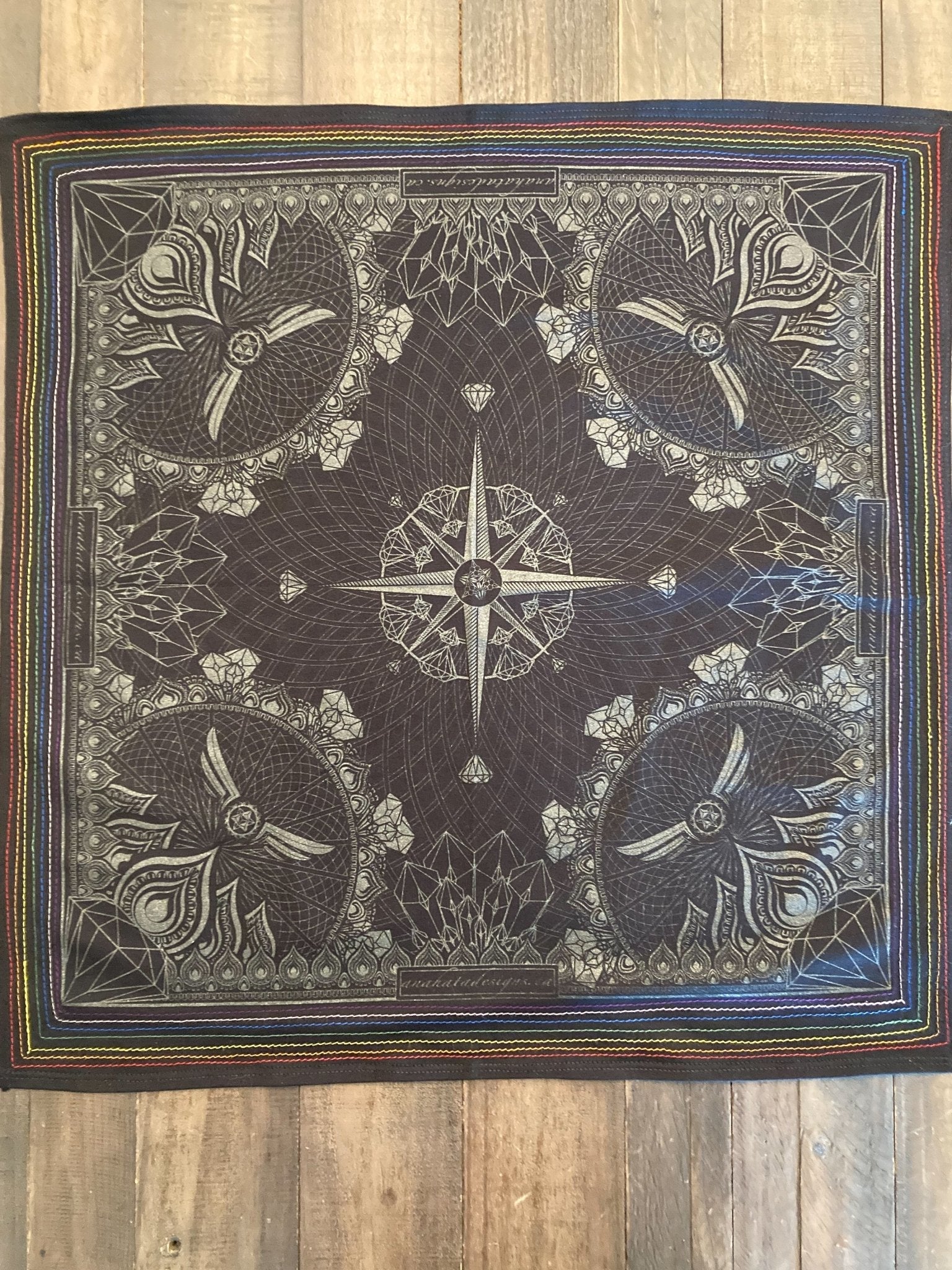 Hella Sacred™ Diamond Lotus Bandanna - anahata designs/infiniti now