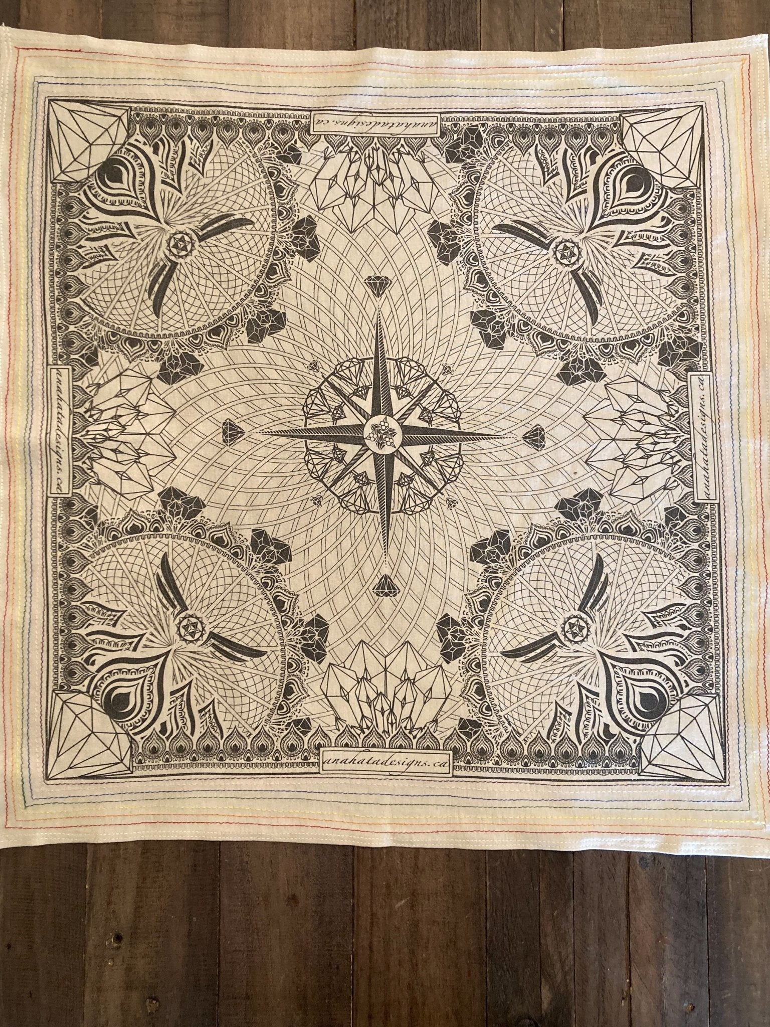 Hella Sacred™ Diamond Lotus Bandanna - anahata designs/infiniti now