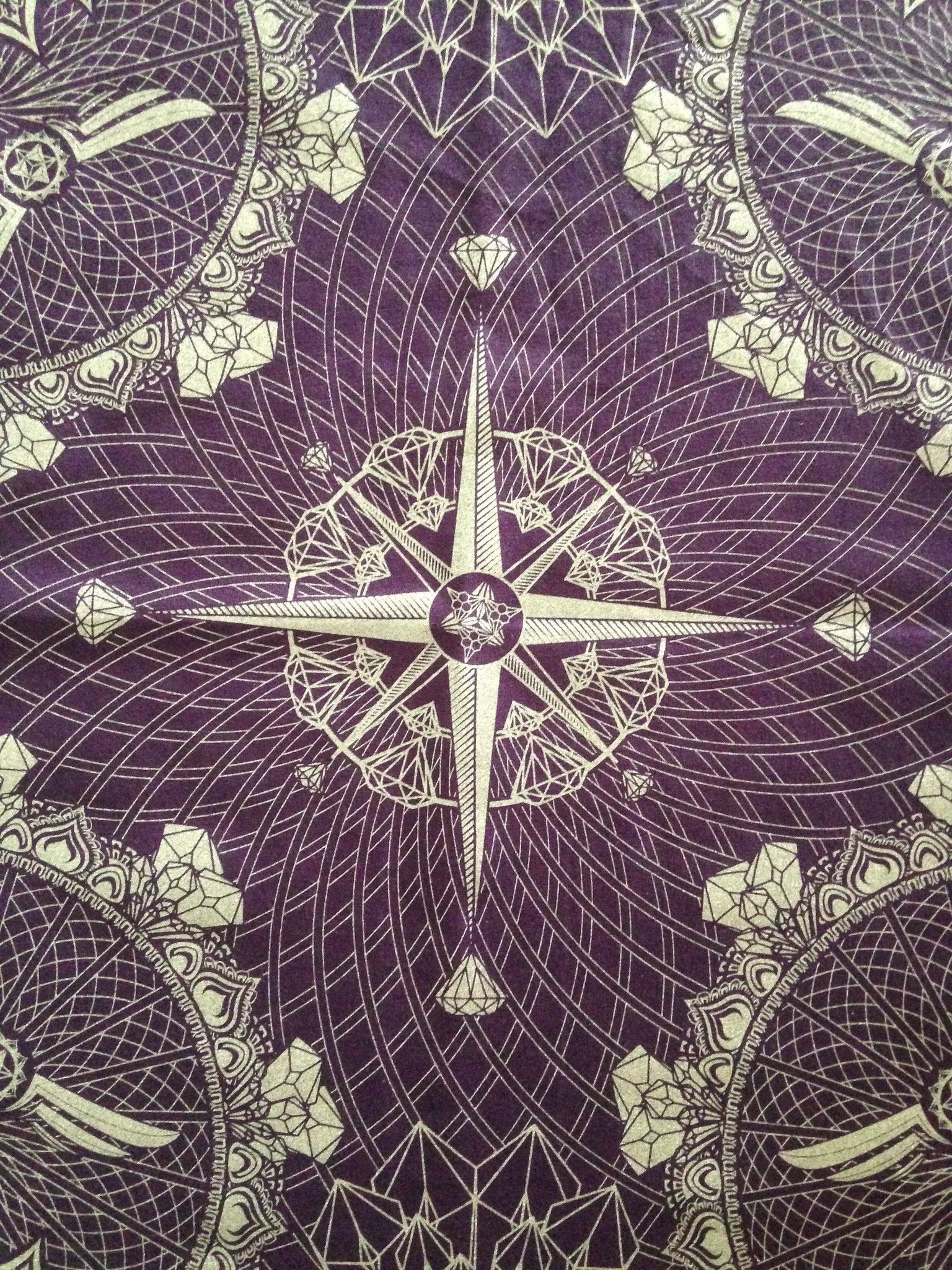 Hella Sacred™ Diamond Lotus Bandanna - anahata designs/infiniti now