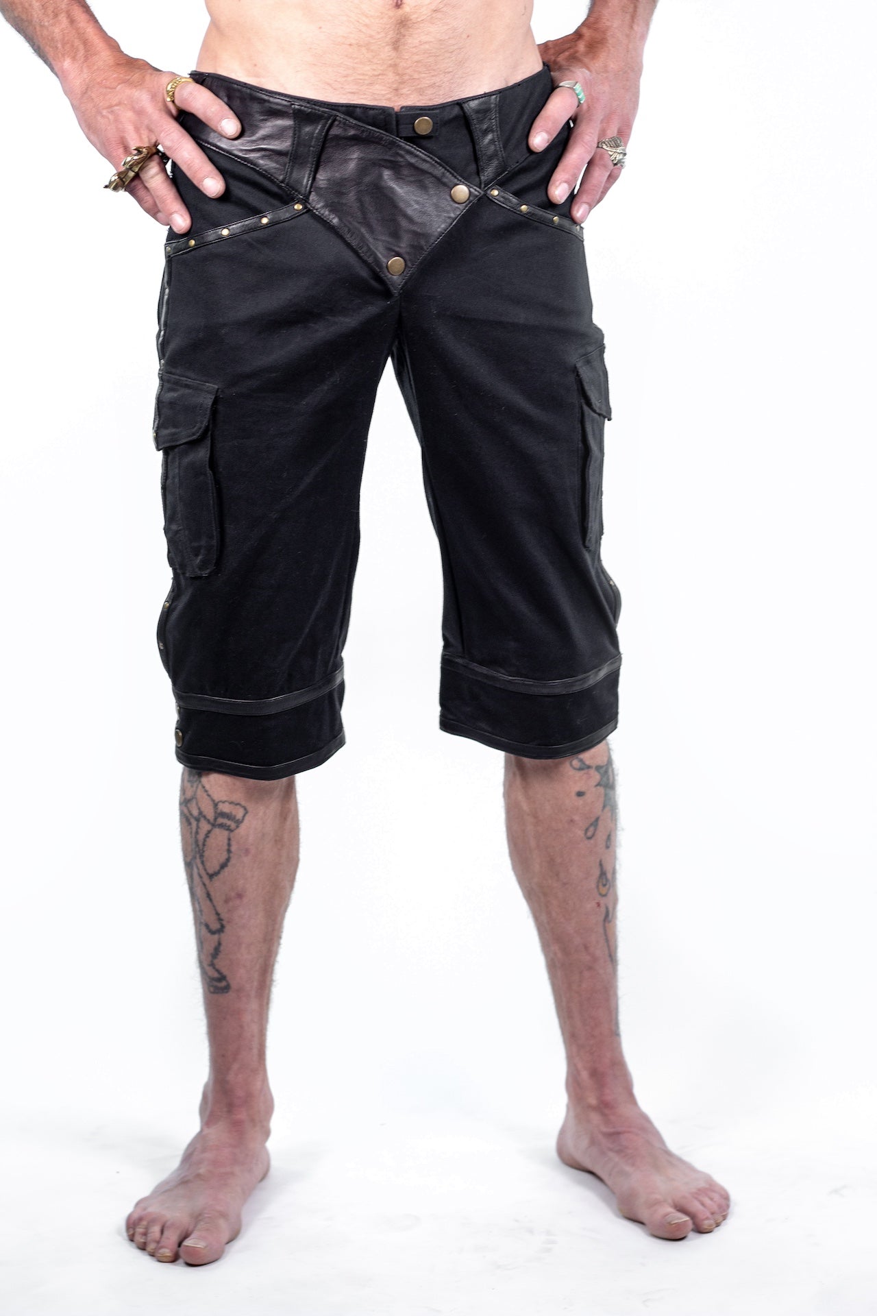Aike Stretch Denim Shorts - anahata designs/infiniti now