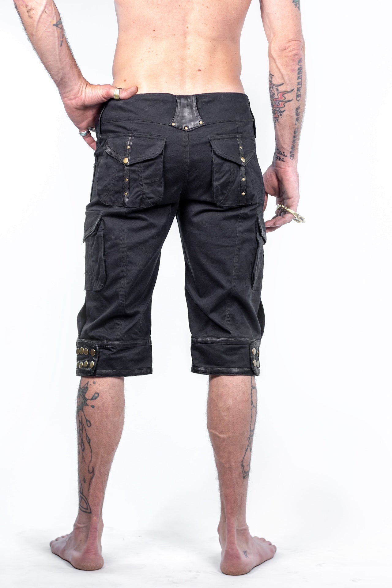 Aike Stretch Denim Shorts - anahata designs/infiniti now