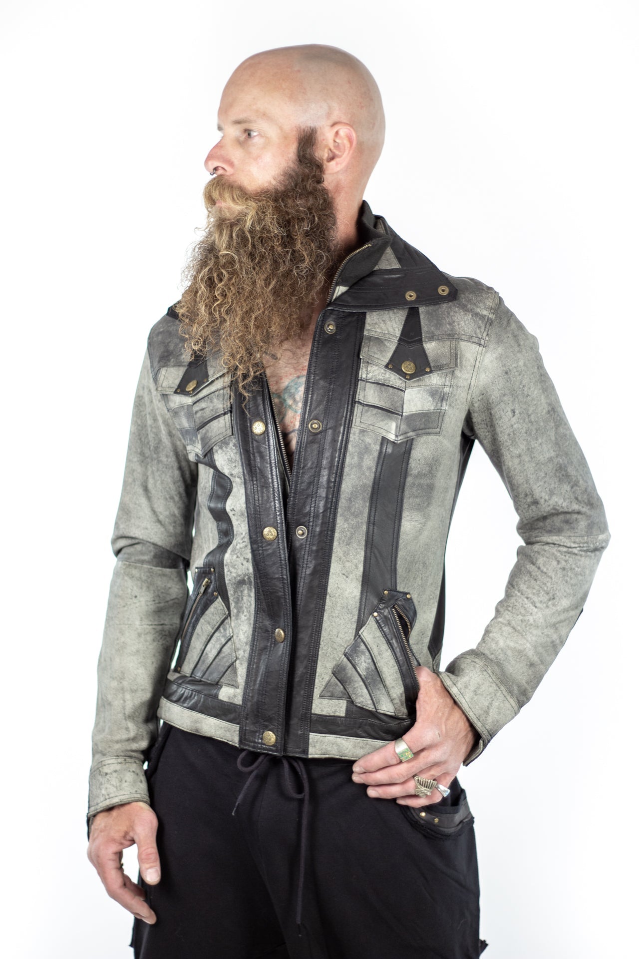 Alloy Leather Jacket - anahata designs/infiniti now
