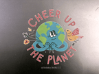 Cheer Up the Planet™ Computer Sticker - anahata designs/infiniti now