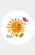Cheer Up the Planet™ Sticker - anahata designs/infiniti now