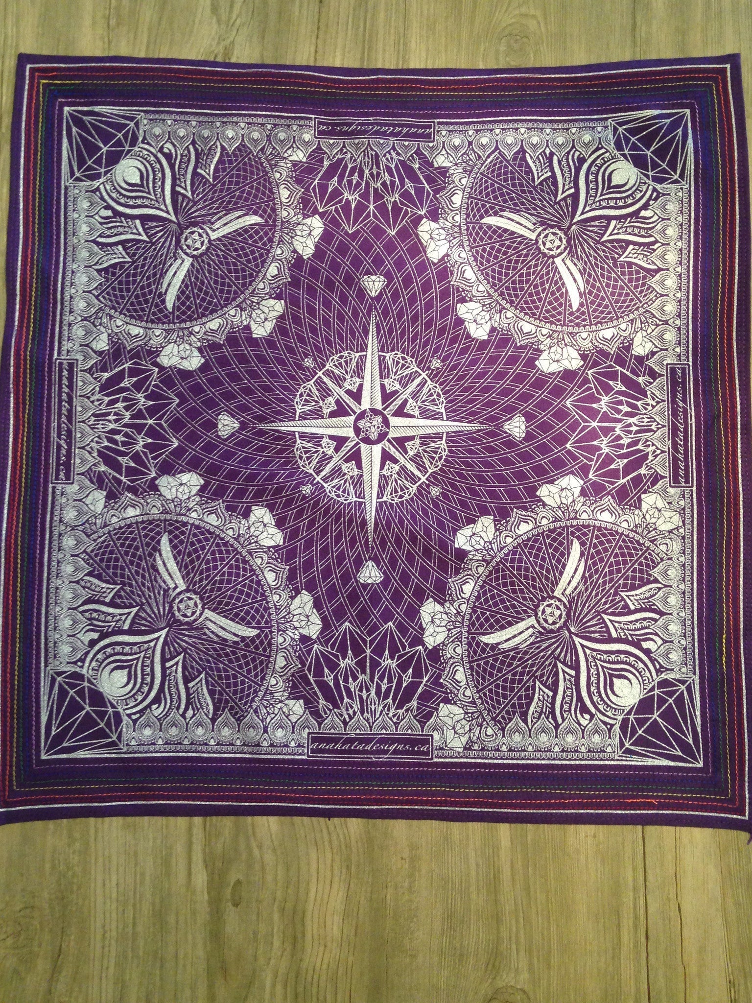 Hella Sacred™ Diamond Lotus Bandanna - anahata designs/infiniti now