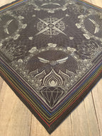 Hella Sacred™ Diamond Lotus Bandanna - anahata designs/infiniti now