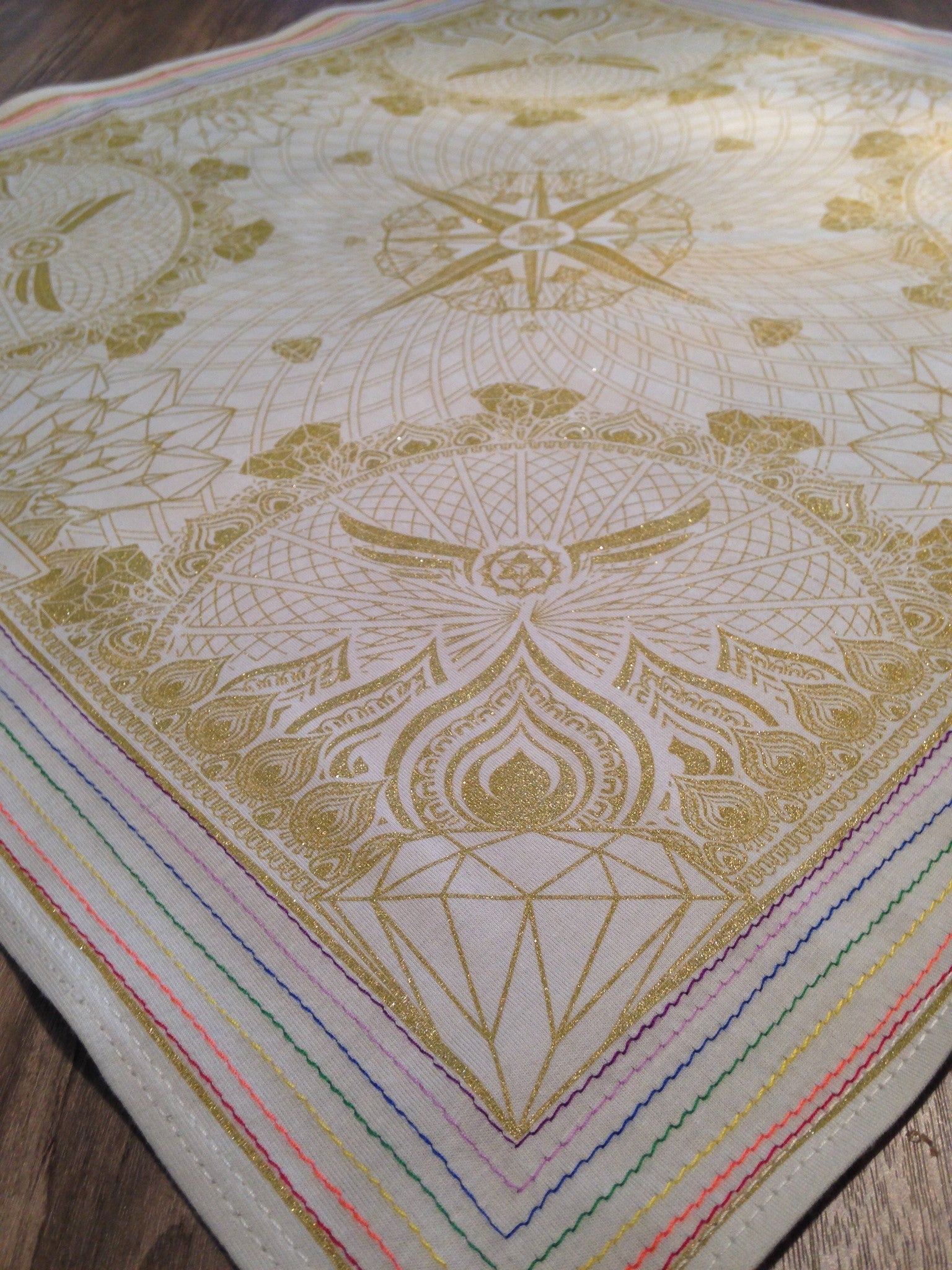 Hella Sacred™ Diamond Lotus Bandanna - anahata designs/infiniti now