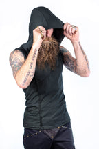 Linear Hooded Tank Top - anahata designs/infiniti now