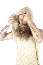 Rainbow Leather Jedi Hood - anahata designs/infiniti now
