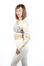 Rainbow Leather Sleeves - anahata designs/infiniti now