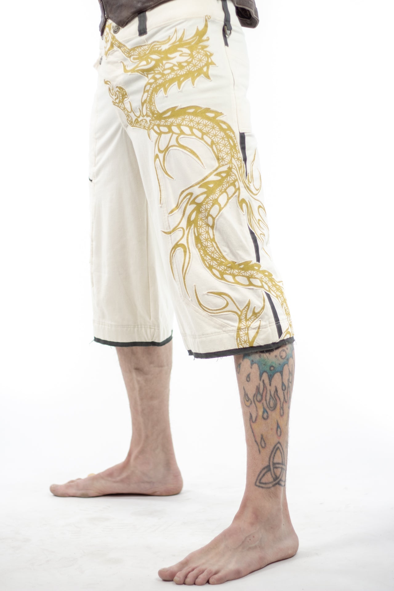 Ryuujin Organic Stretch Cotton Shorts - anahata designs/infiniti now