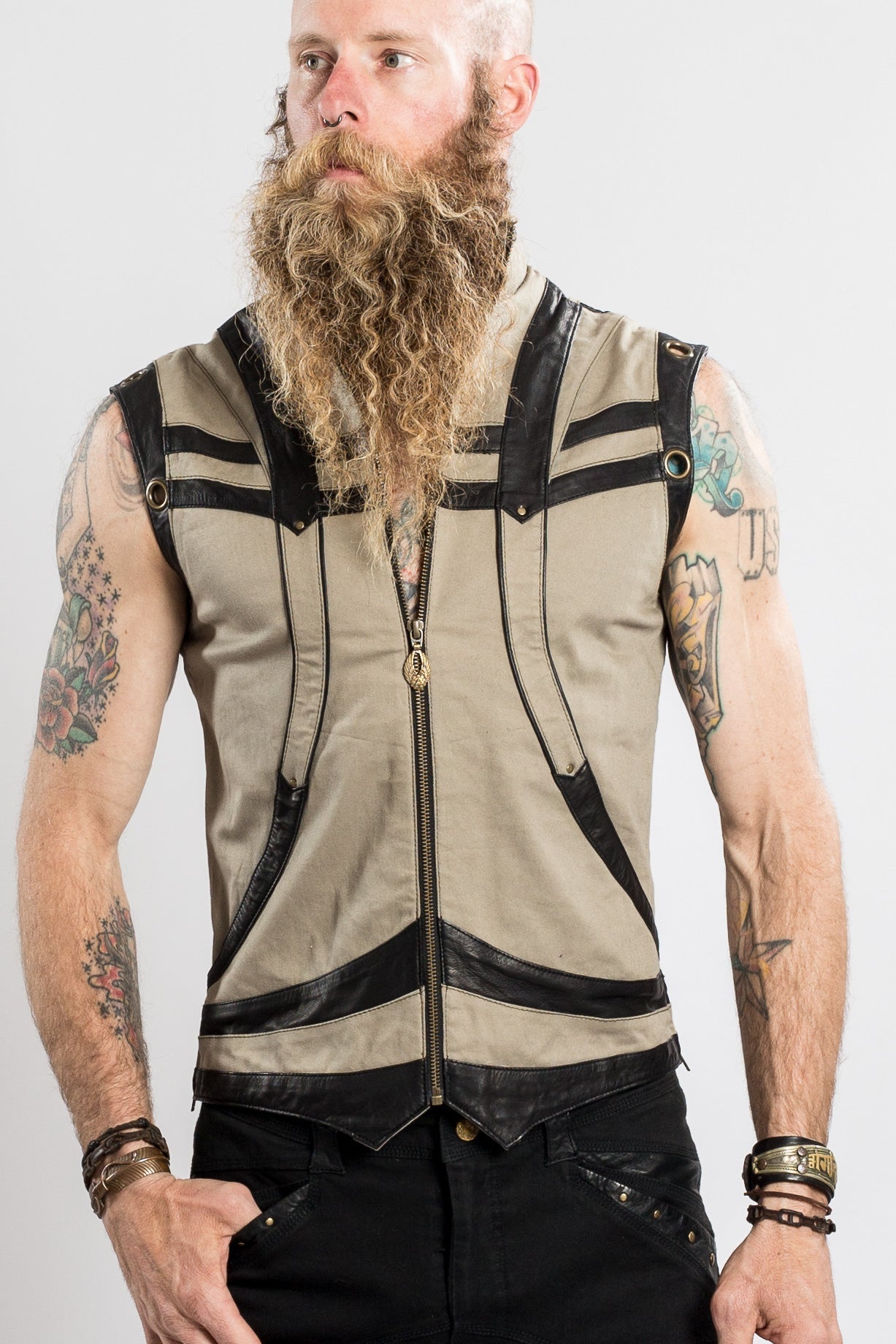 Taurid Denim Vest - anahata designs/infiniti now