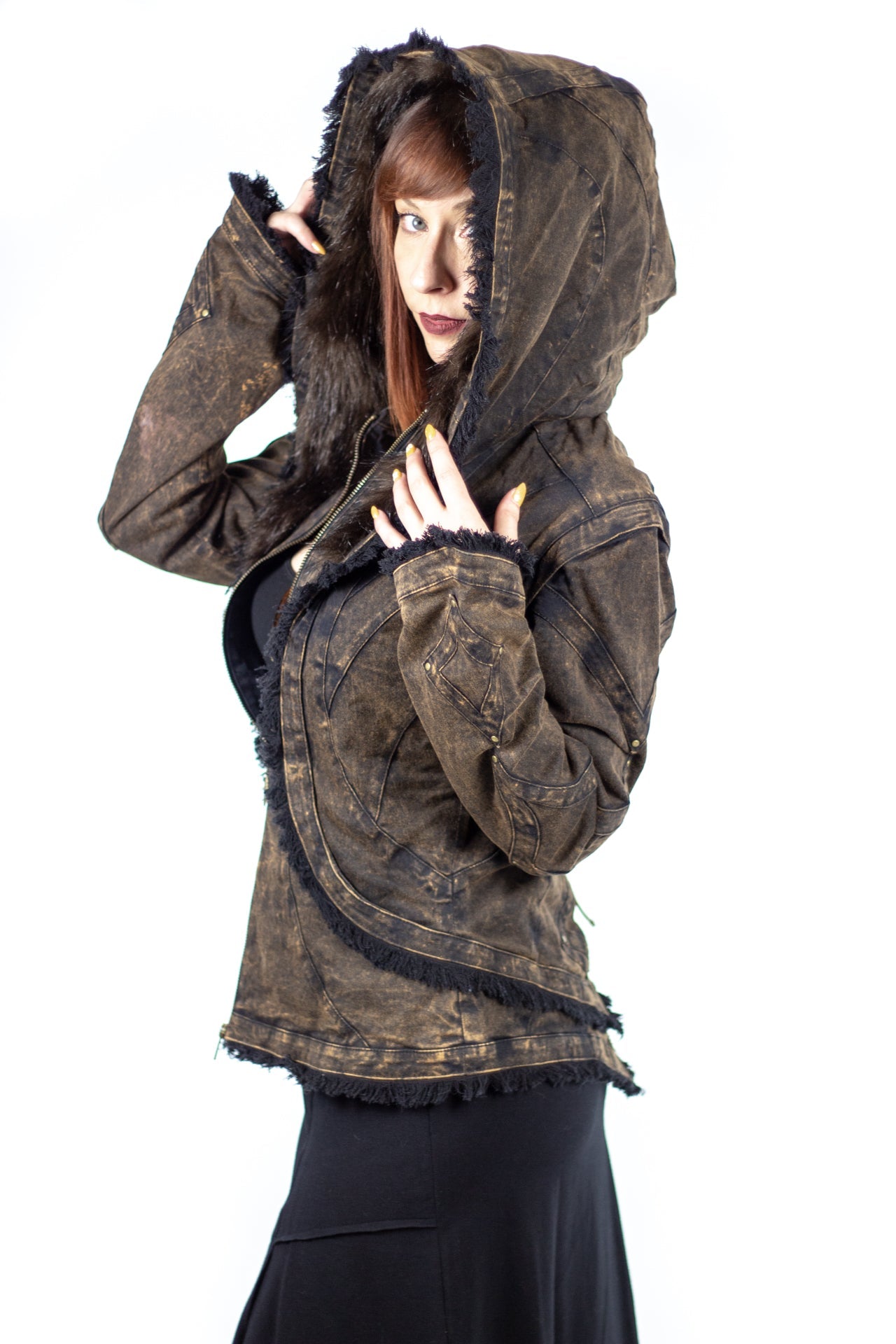 Victory Womens Cut Full Denim Jacket - anahata designs/infiniti now
