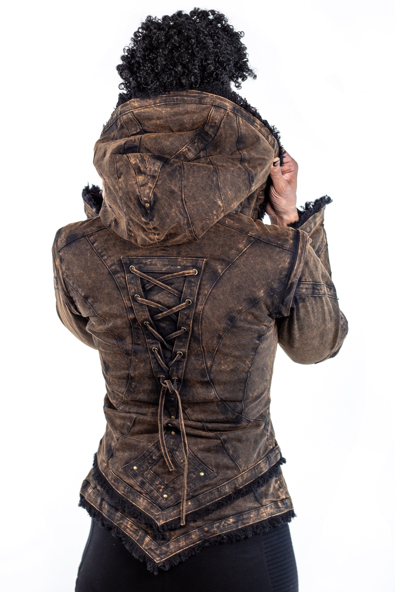 Victory Womens Cut Full Denim Jacket - anahata designs/infiniti now