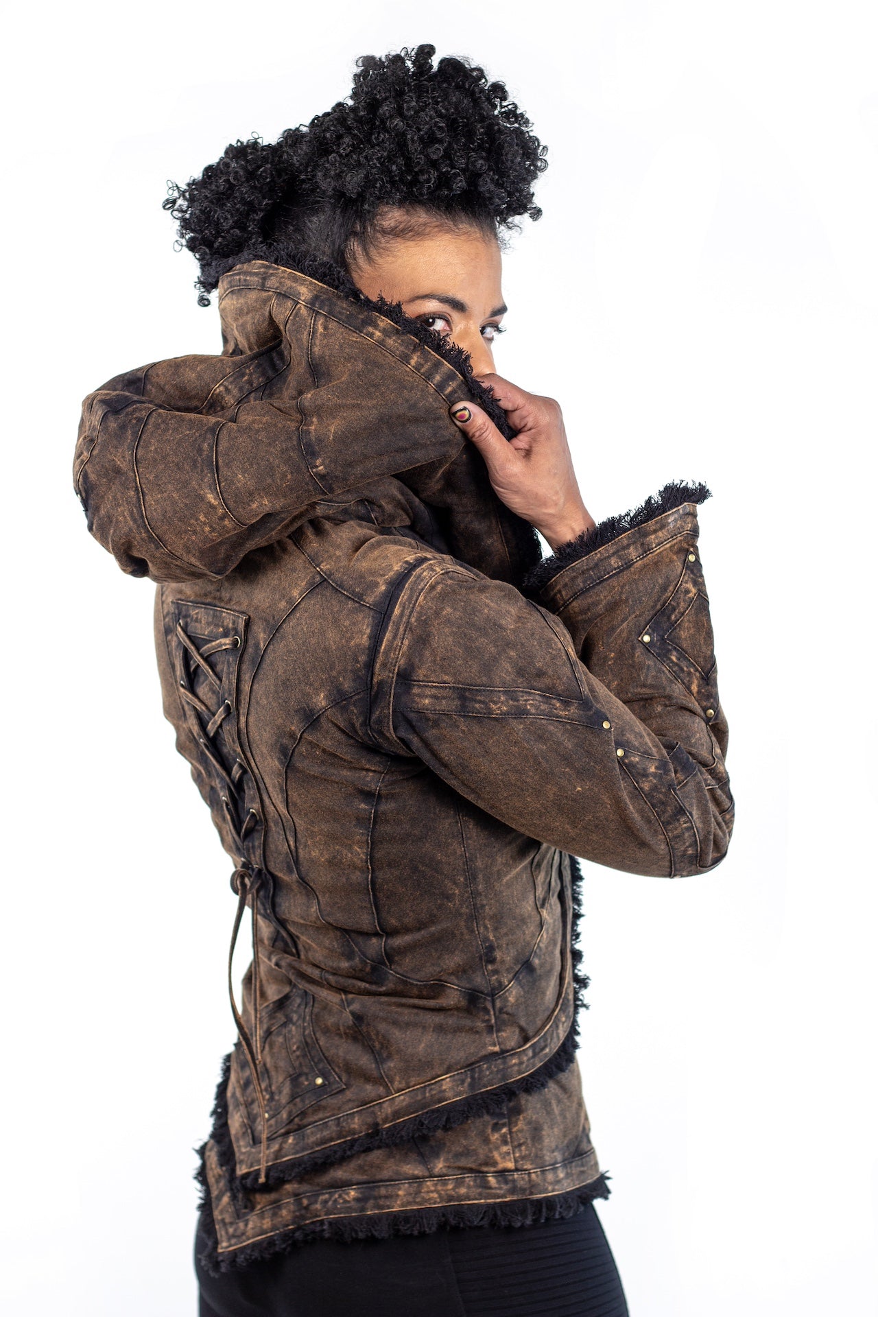 Victory Womens Cut Full Denim Jacket - anahata designs/infiniti now