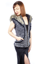 Victory Womens Cut Full Denim Jacket - anahata designs/infiniti now