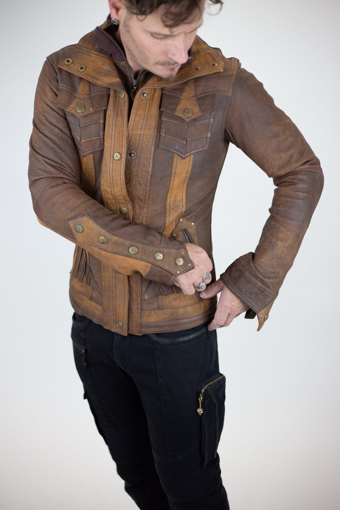 Alloy leather jacket - anahata designs/infiniti now