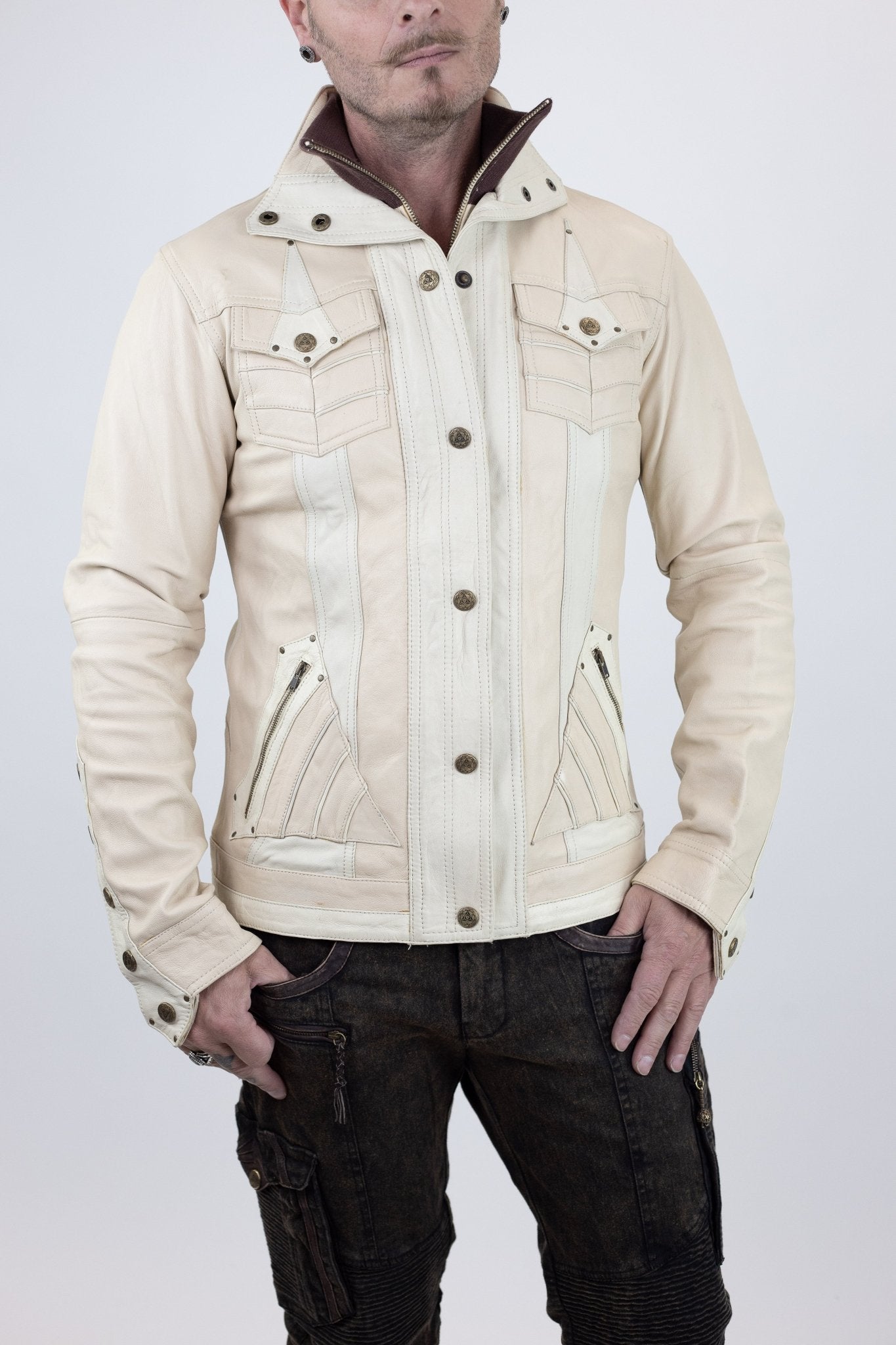 Alloy leather jacket - anahata designs/infiniti now