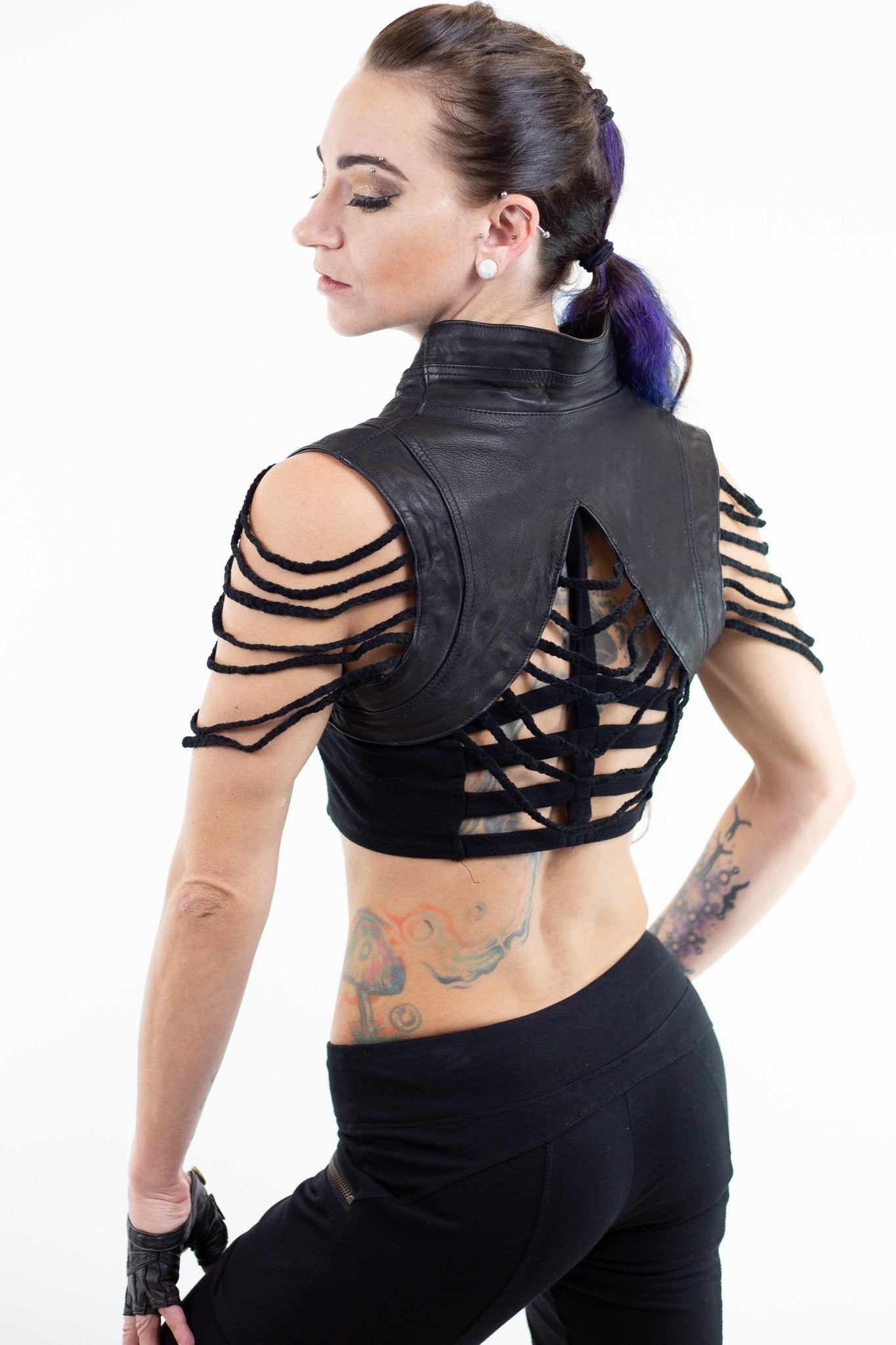 Flight Leather Bolero - anahata designs/infiniti now