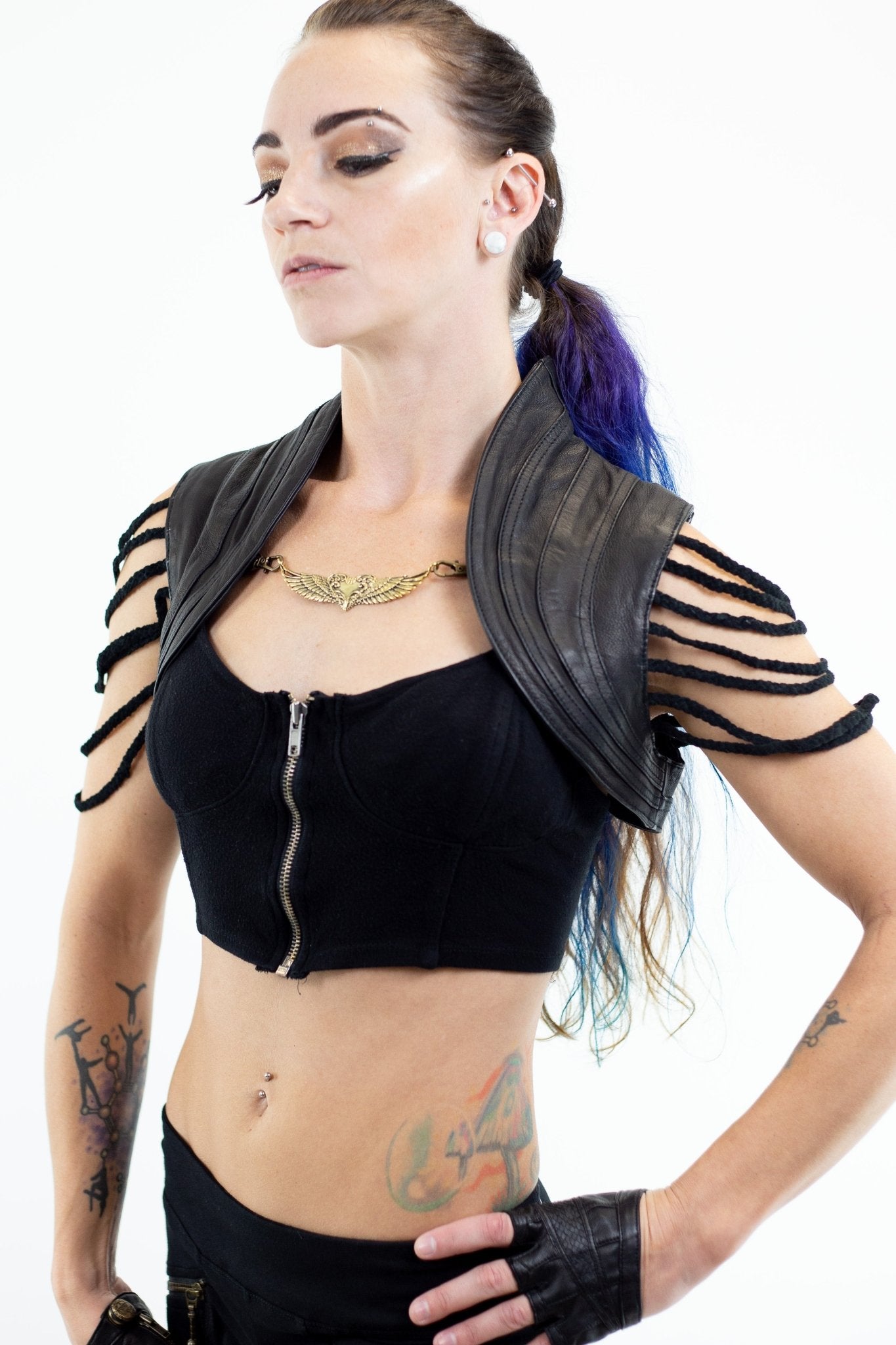 Flight Leather Bolero - anahata designs/infiniti now
