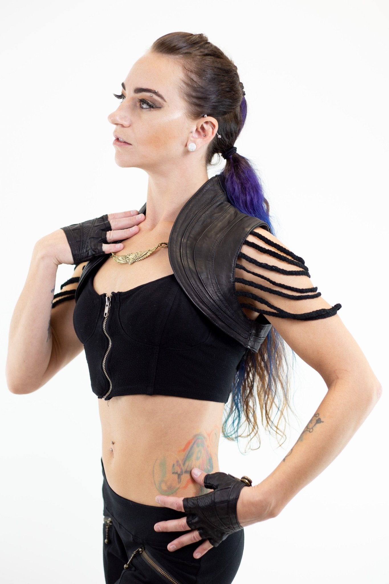 Flight Leather Bolero - anahata designs/infiniti now