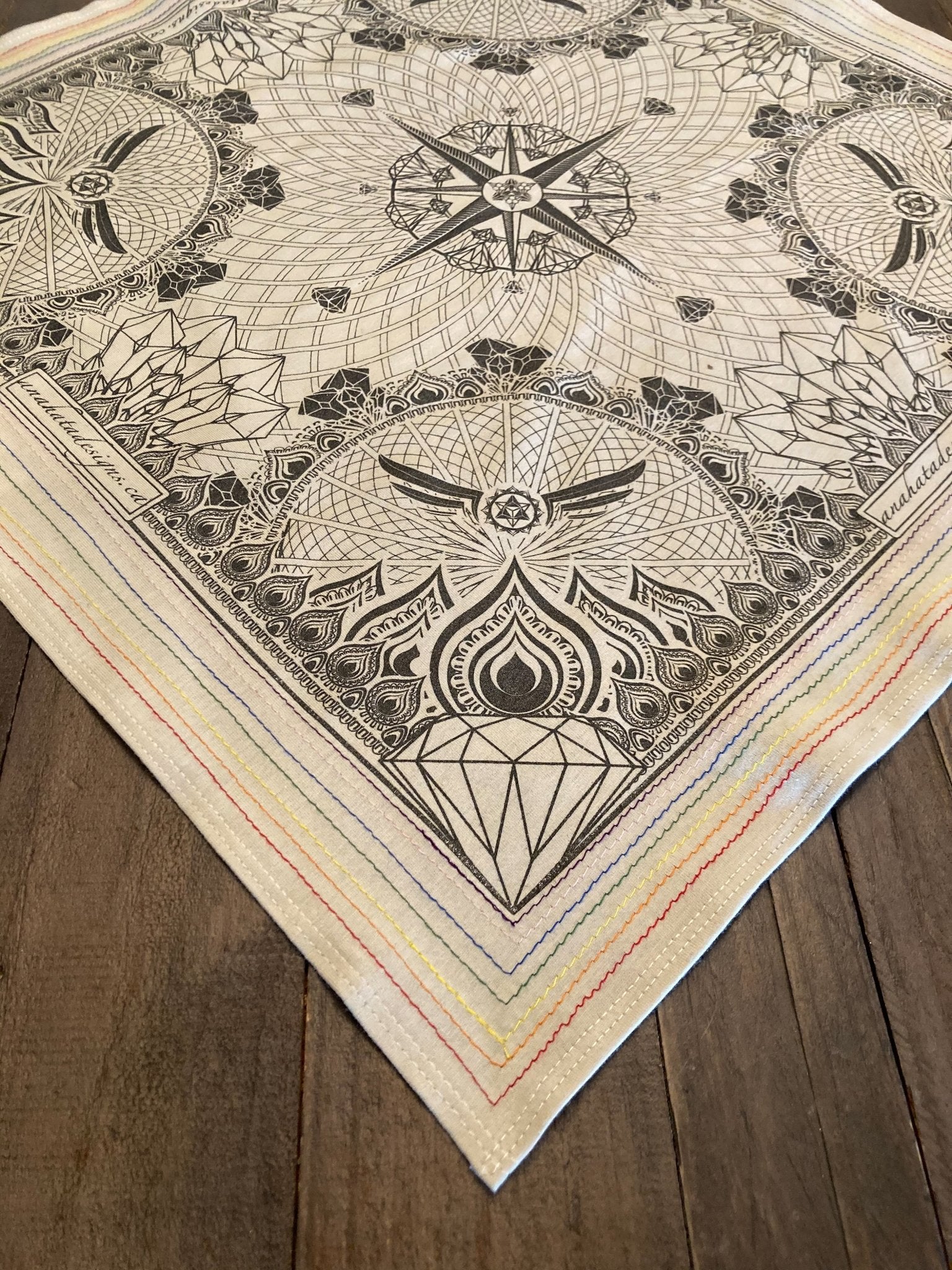 Hella Sacred™ Diamond Lotus Bandanna - anahata designs