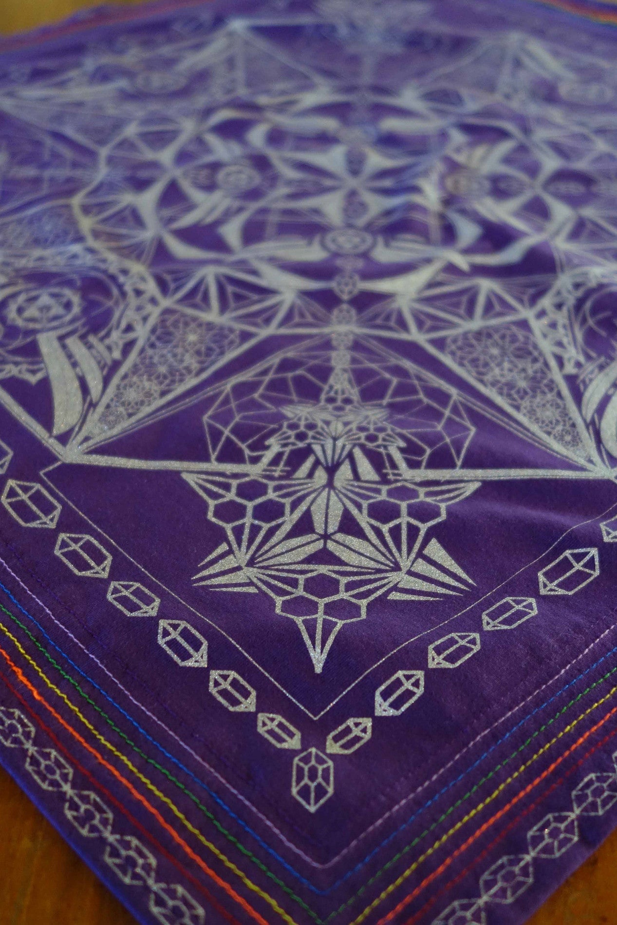 Hella Sacred™ Gem Tessaract Bandanna - anahata designs