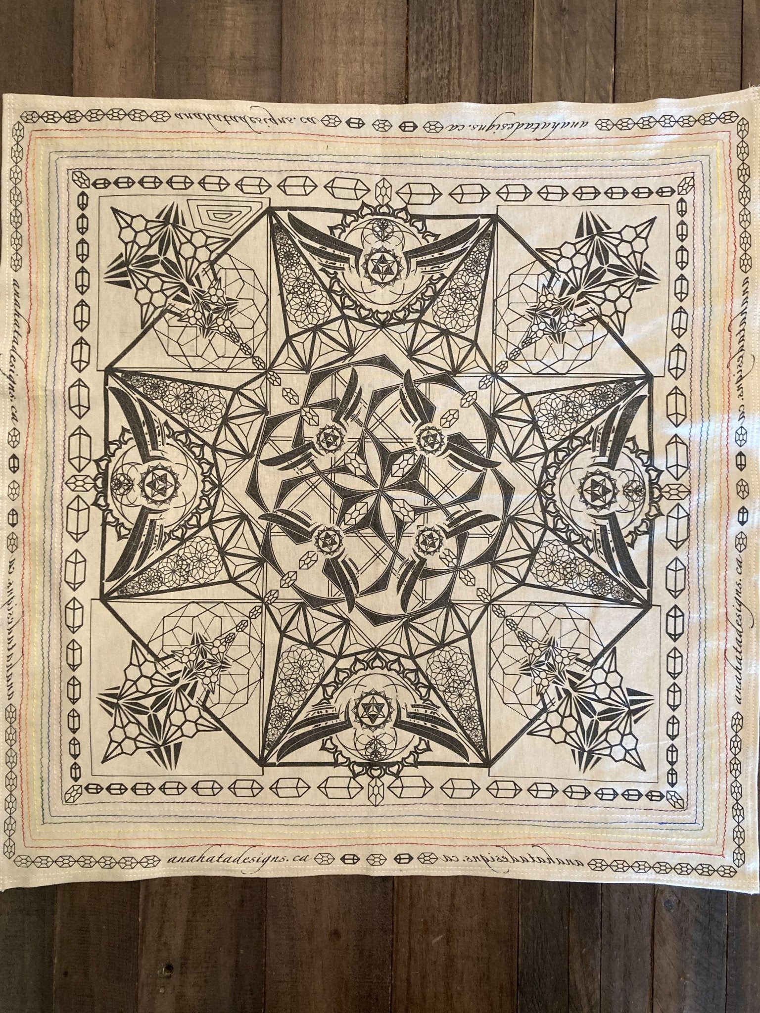 Hella Sacred™ Gem Tessaract Bandanna - anahata designs
