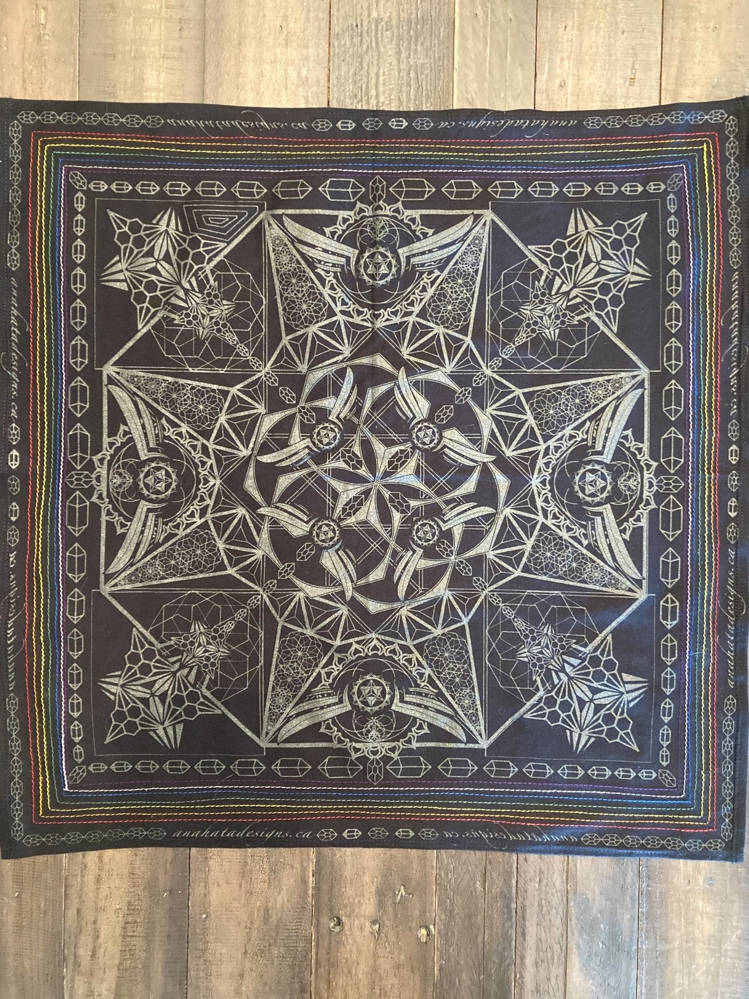 Hella Sacred™ Gem Tessaract Bandanna - anahata designs