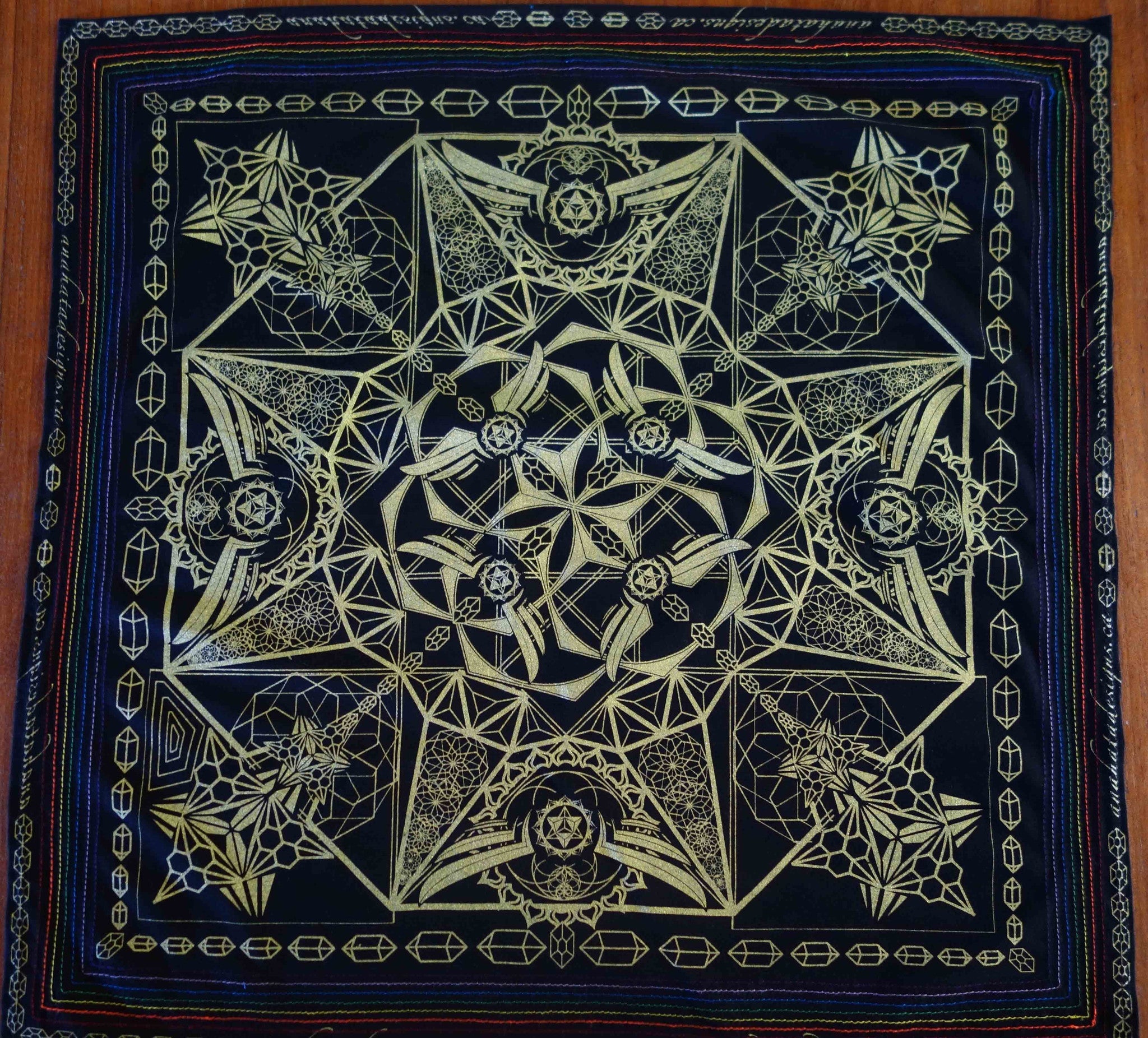 Hella Sacred™ Gem Tessaract Bandanna - anahata designs