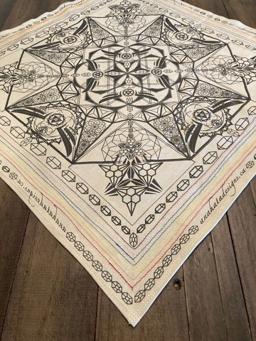 Hella Sacred™ Gem Tessaract Bandanna - anahata designs
