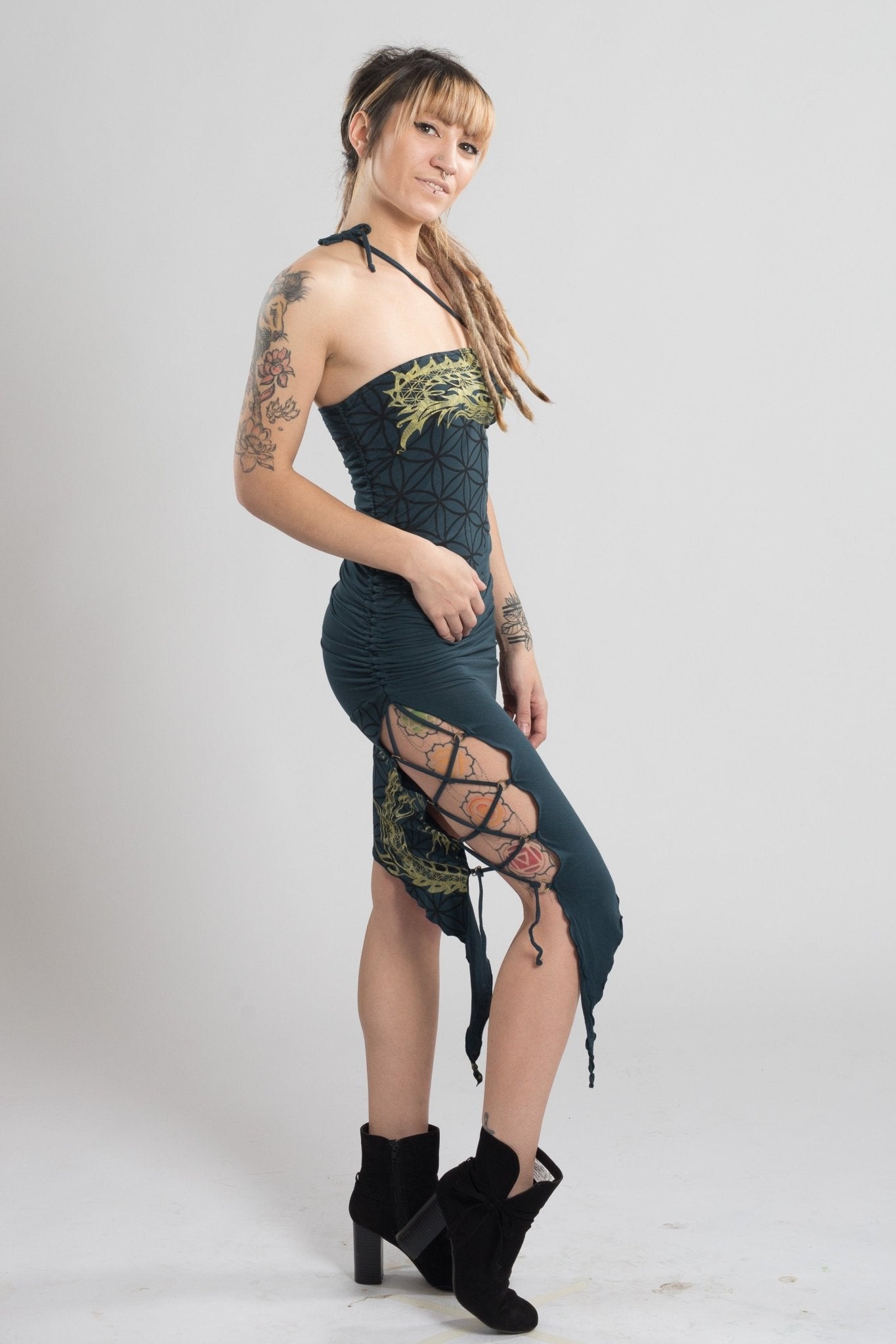 Infiniti Wrap Dress (illuminate Print)
