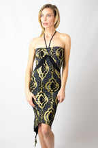 Infiniti Wrap Dress (illuminate print) - anahata designs