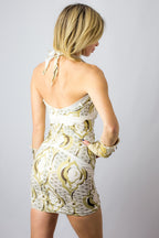 Infiniti Wrap Dress (illuminate print) - anahata designs