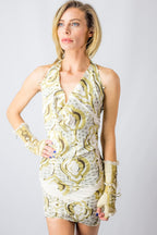 Infiniti Wrap Dress (illuminate print) - anahata designs