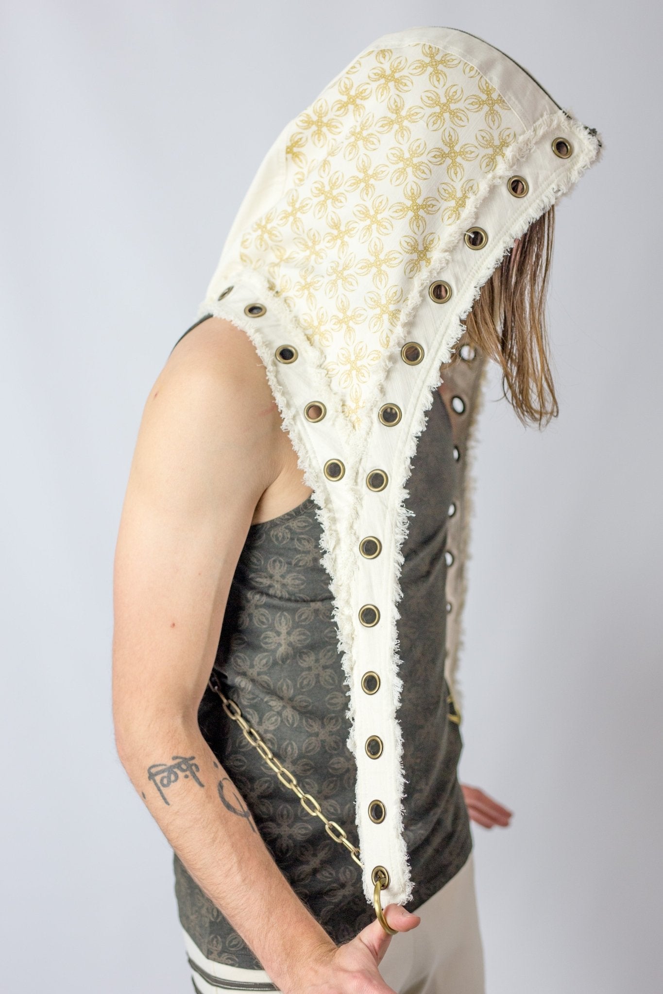 Jedi Hood VAJRA print - anahata designs