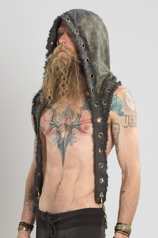 Jedi Hood VAJRA print - anahata designs