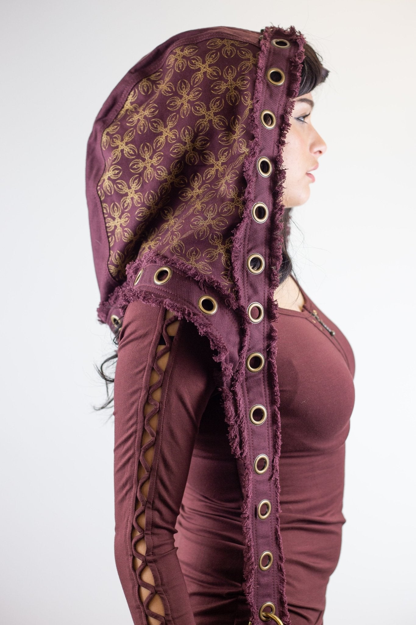 Jedi Hood VAJRA print - anahata designs/infiniti now