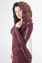 Jedi Hood VAJRA print - anahata designs/infiniti now