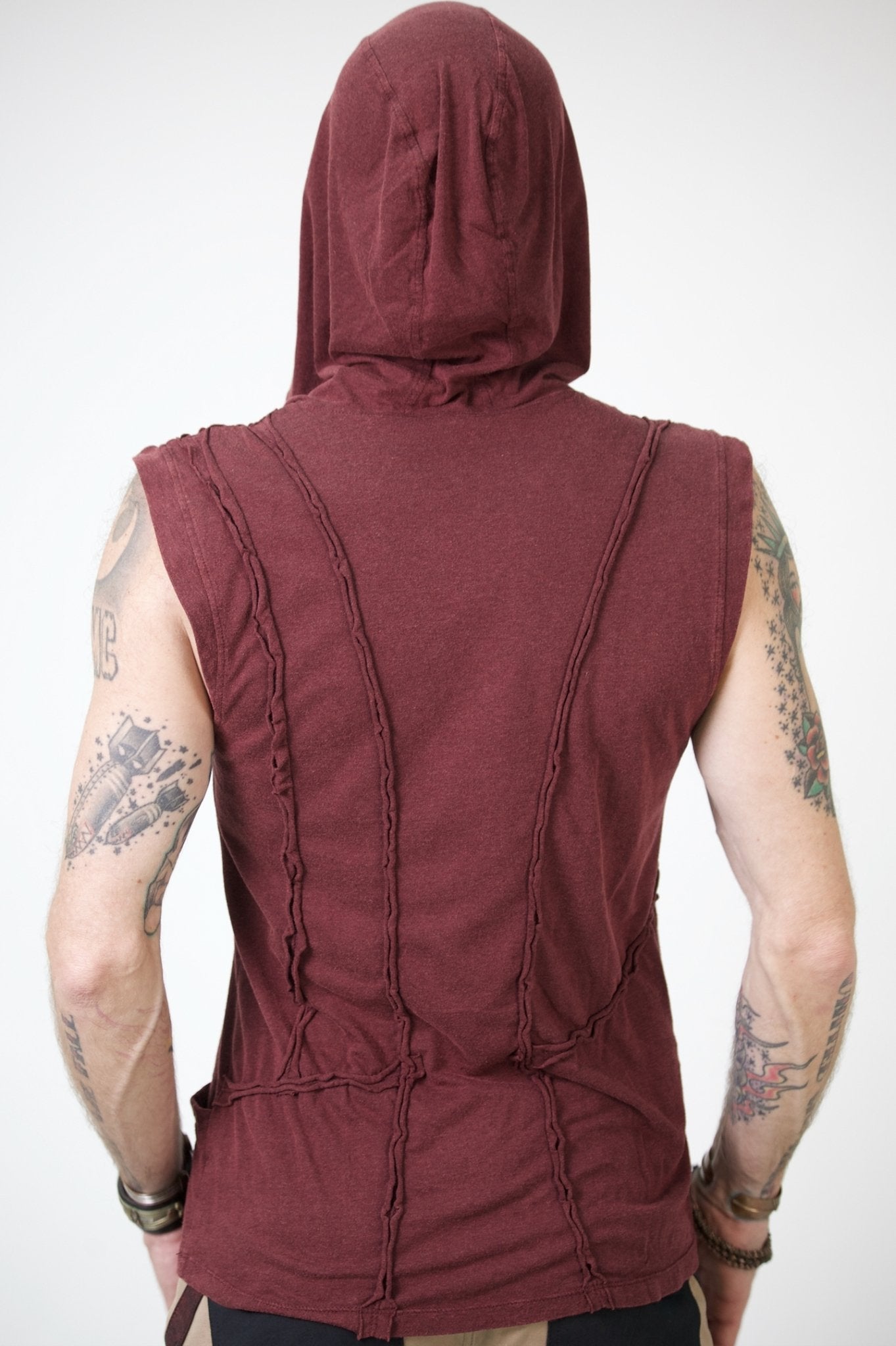 Linear hooded tank top - anahata designs