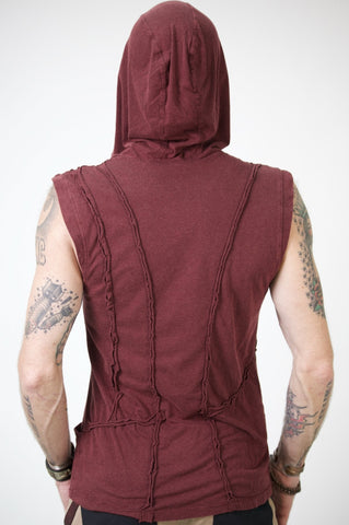 Linear hooded tank top - anahata designs