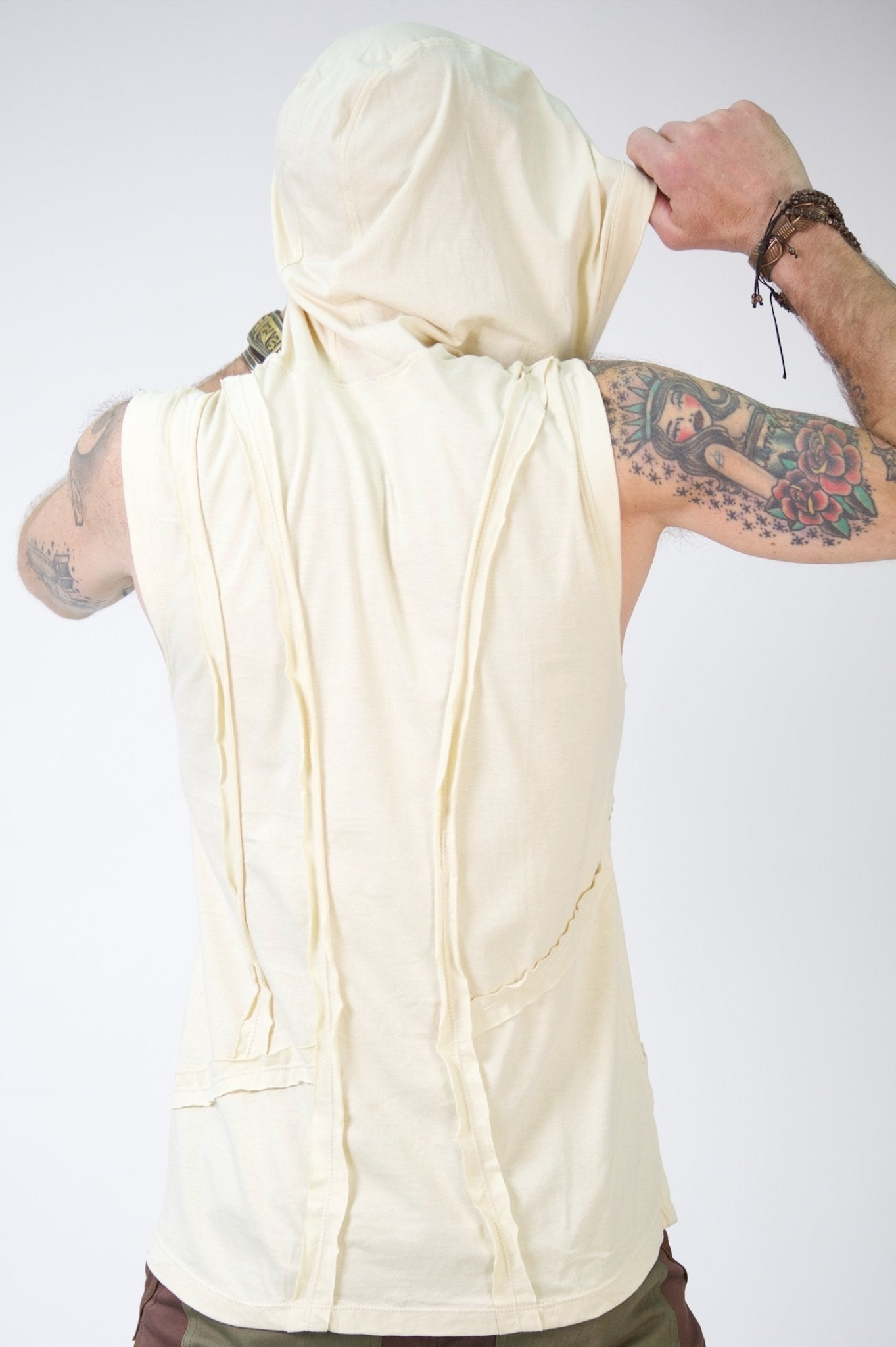 Linear hooded tank top - anahata designs