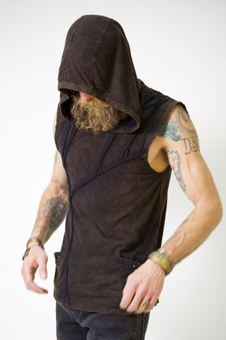Linear hooded tank top - anahata designs