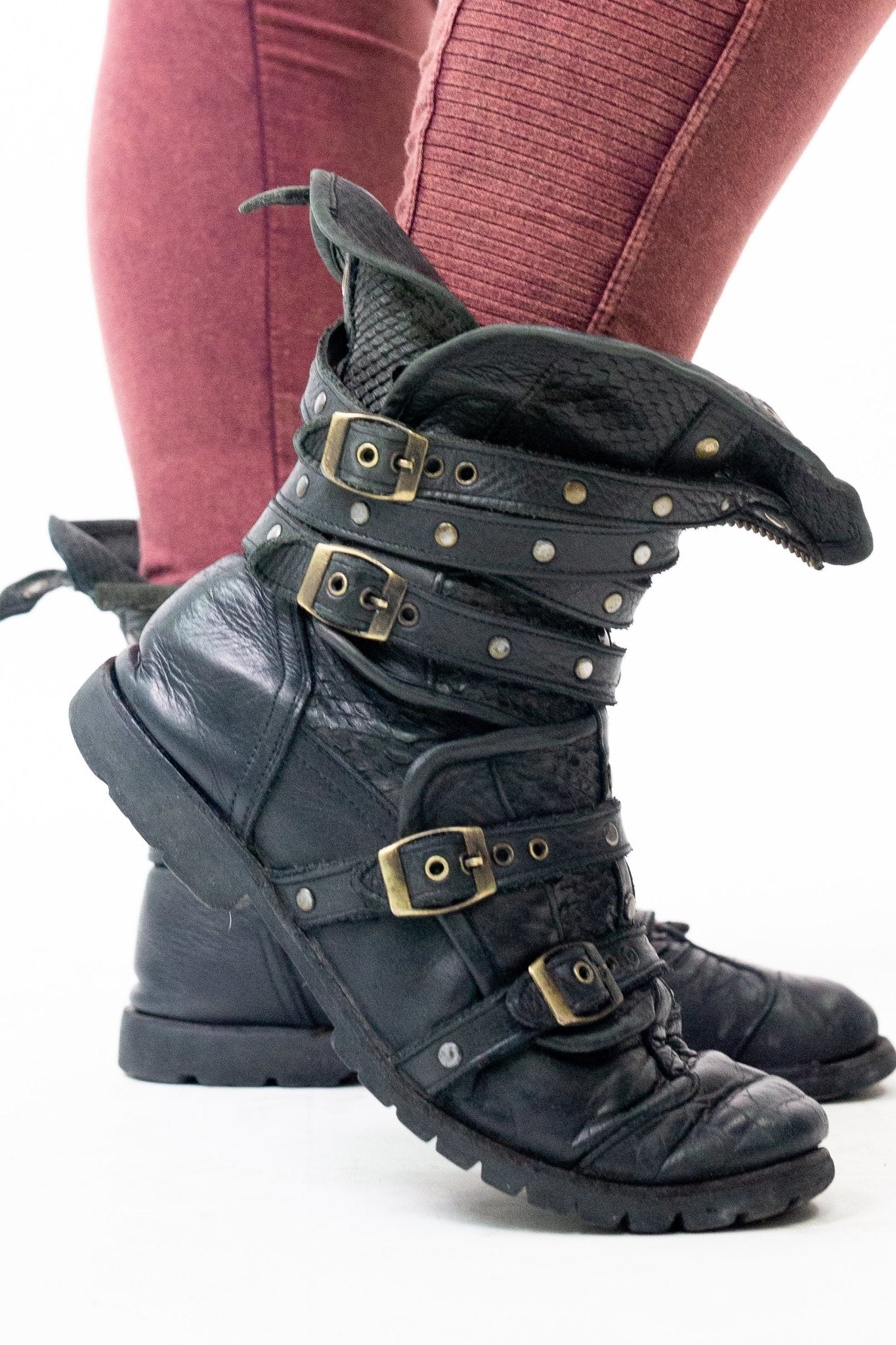 Novarva leather boots - anahata designs